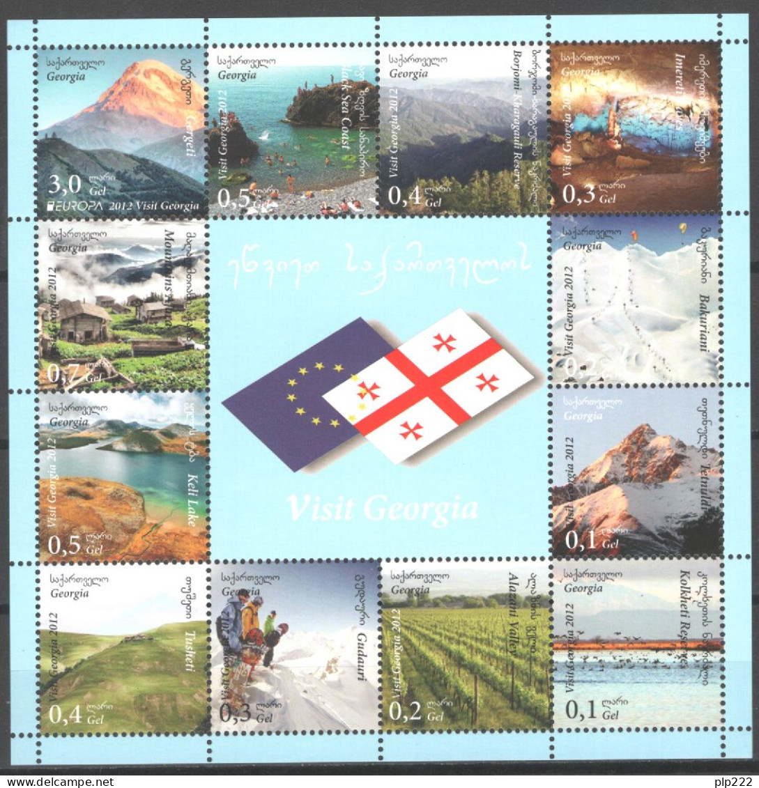 Europa CEPT 2012 Georgia BF-S/S **/MNH VF - 2012