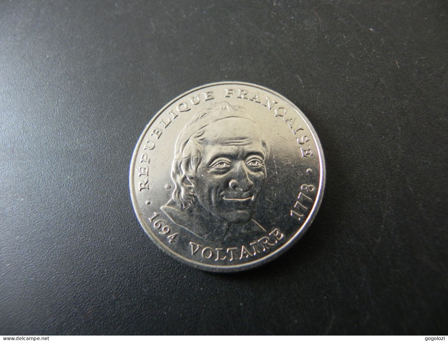 France 5 Francs 1994 - Voltaire - Conmemorativos