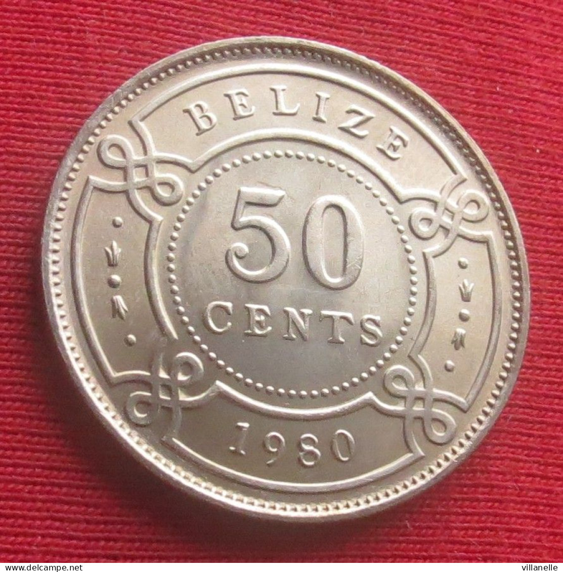 Belize 50 Cents 1980 KM# 37 UNC Lt 257 *V2T Beliz Belice - Belize