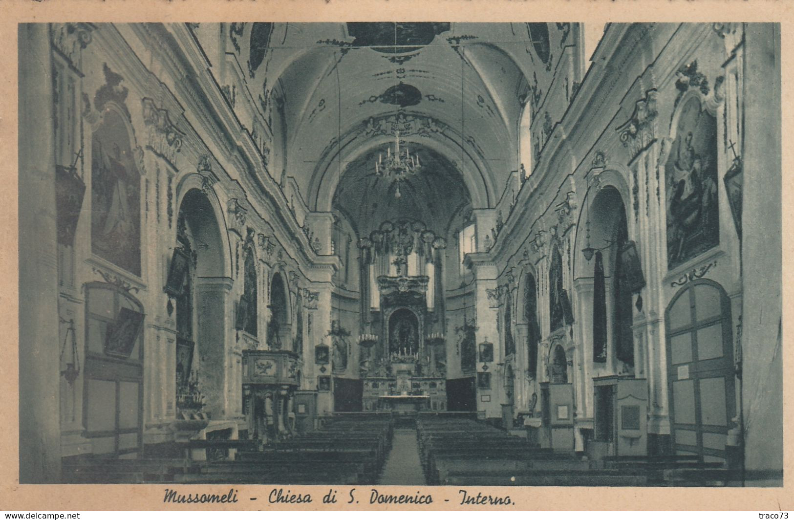 MUSSOMELI  /  Chiesa Di San Domenico  - Interno  _ Viaggiata - Caltanissetta