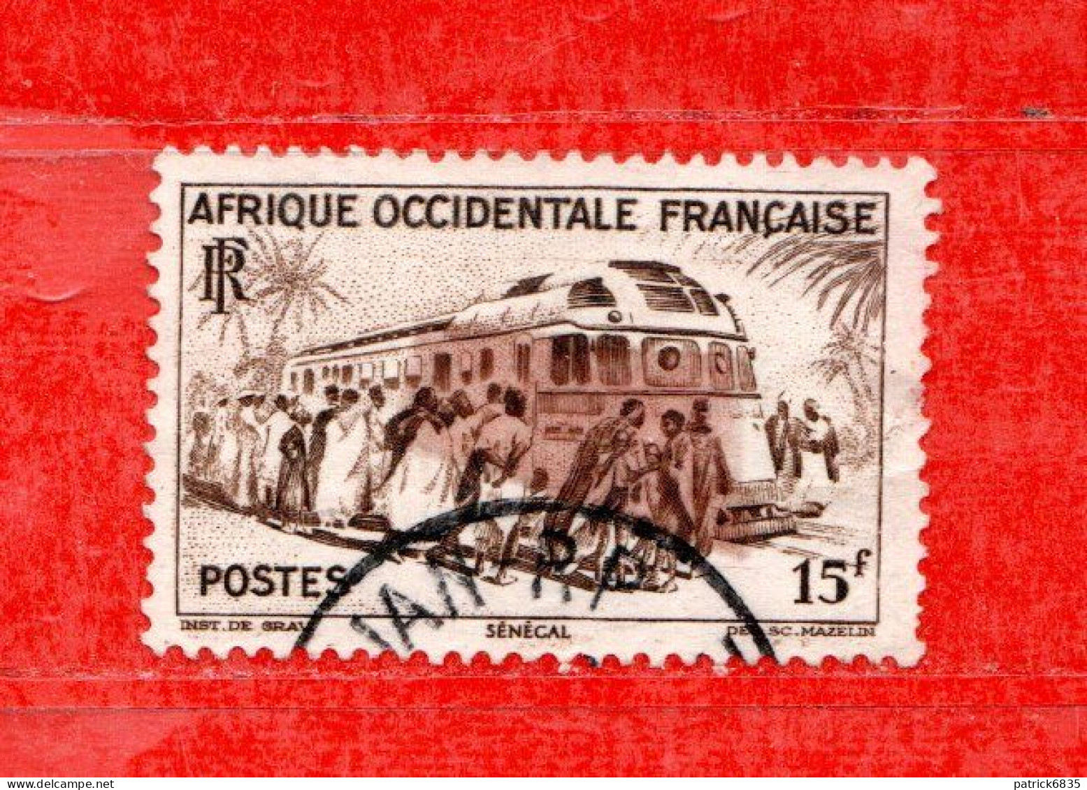 (00)  Afrique Occidentale Française, AOF 1953 - Yvert.40. Oblitéré . - Oblitérés