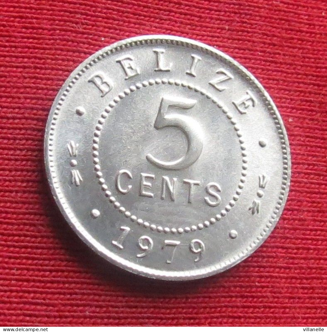 Belize 5 Cents 1979 KM# 34a UNC Lt 361 *V2T Beliz Belice - Belize