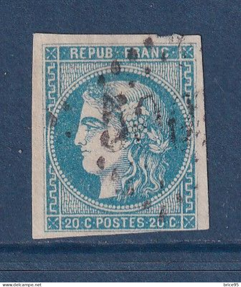 France - YT N° 45B - Oblitéré - 1870 - 1870 Bordeaux Printing