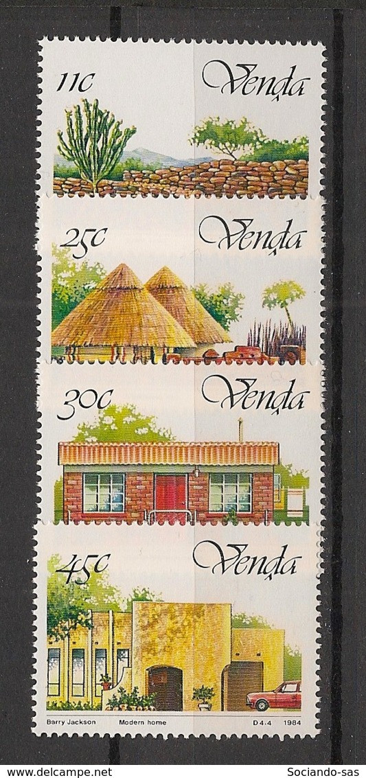 VENDA - 1984 - N°YT. 99 à 102 - Habitat / Houses - Neuf Luxe ** / MNH / Postfrisch - Venda