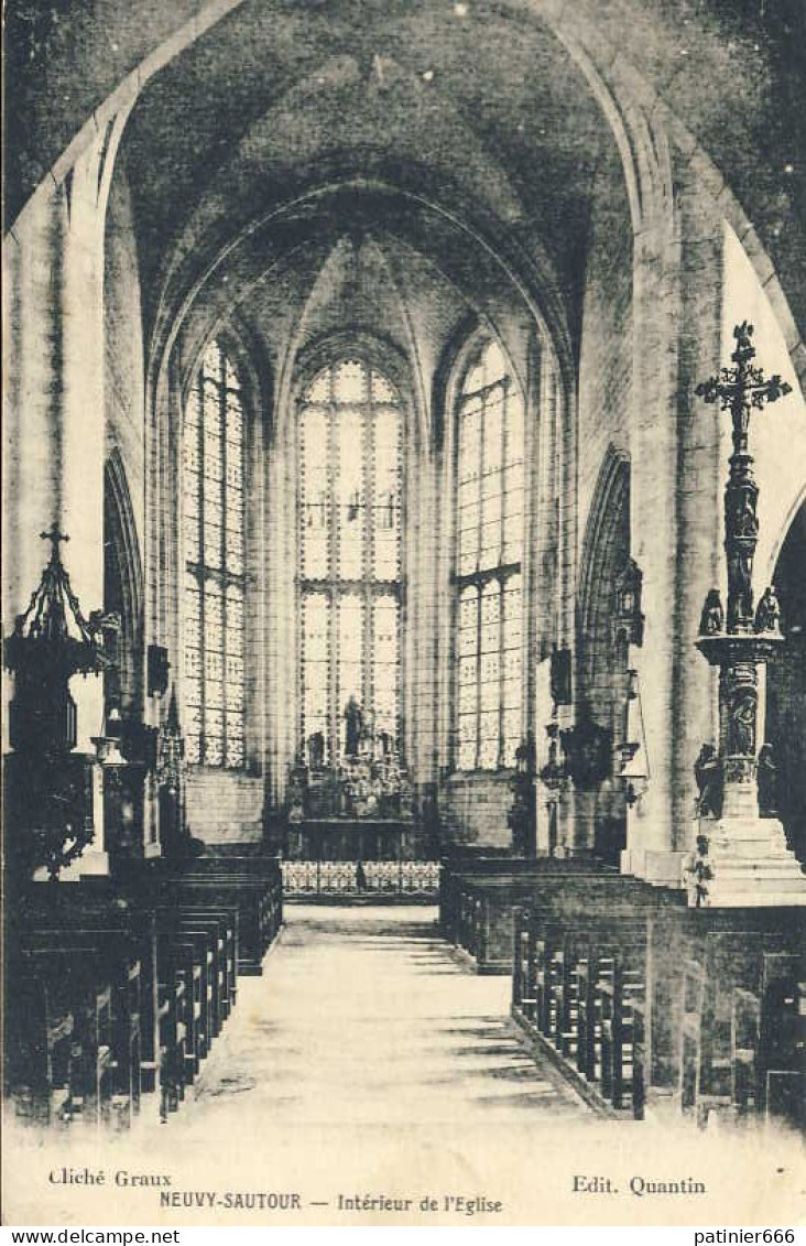 Neuvy Sautour Interieur De L'eglise - Neuvy Sautour