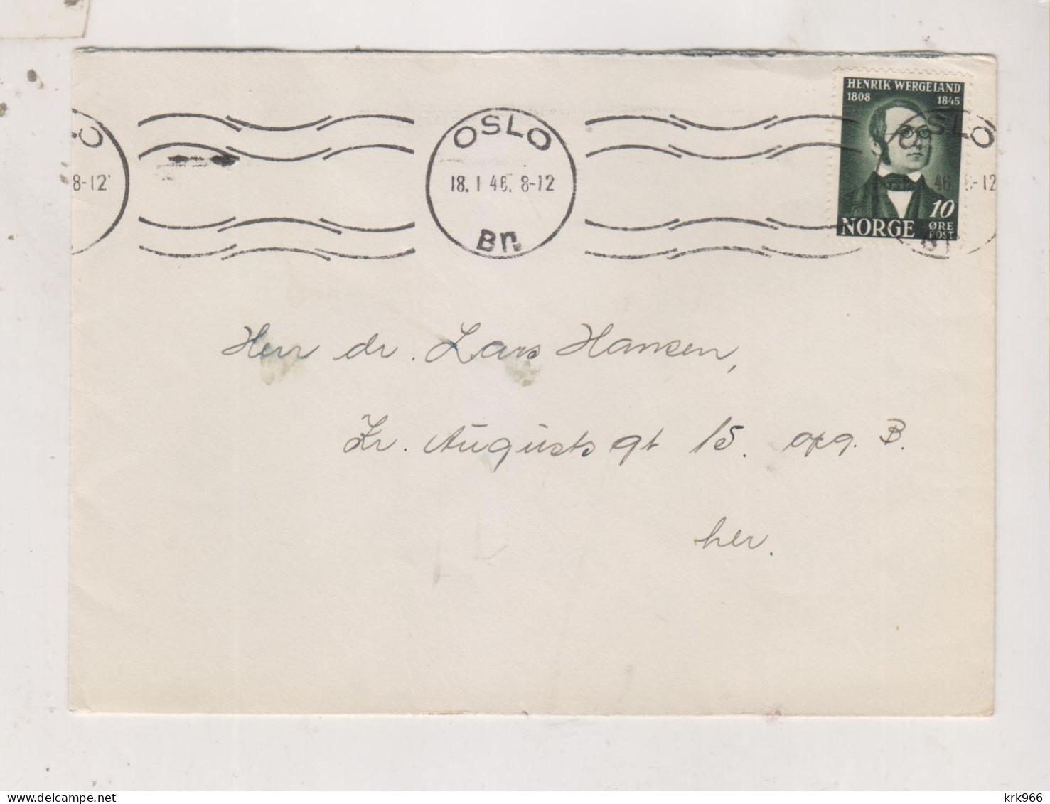 NORWAY 1946 OSLO Nice Cover - Lettres & Documents