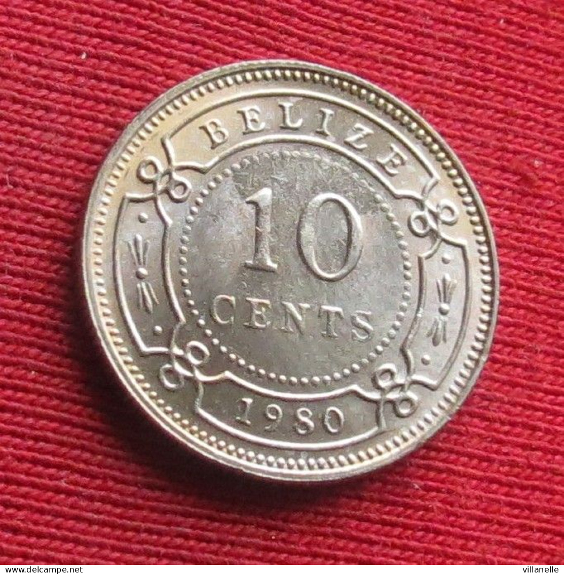 Belize 10 Cents 1980 KM# 35 UNC Lt 332 *VT Beliz Belice - Belize