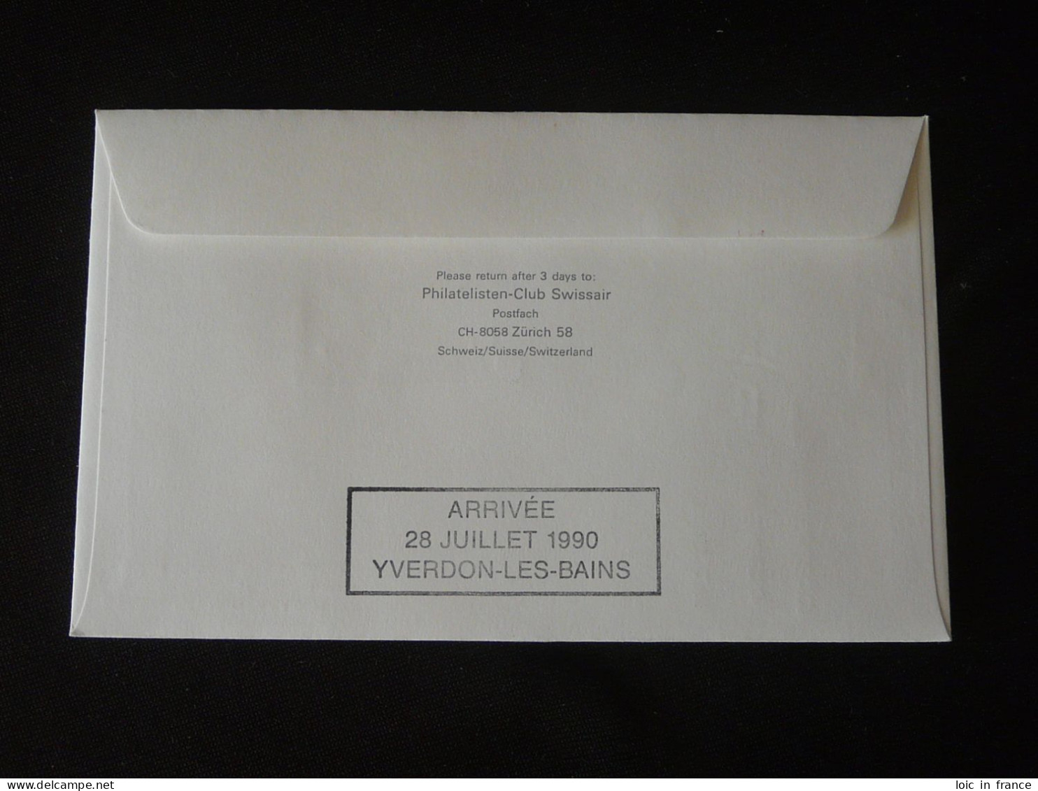 Lettre Vol Special Flight Cover Arad Yverdon Championnat Mondial Acrobatie Roumanie 1990 - Covers & Documents