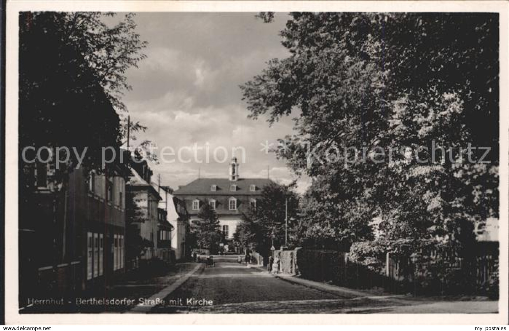 42301220 Herrnhut Berthelsdorferstr Mit Kirche Herrnhut - Herrnhut