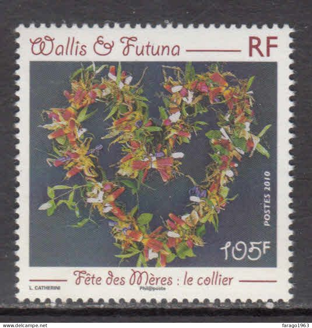 2010 Wallis & Futuna Mother's Day Complete Set Of 1 MNH - Nuevos