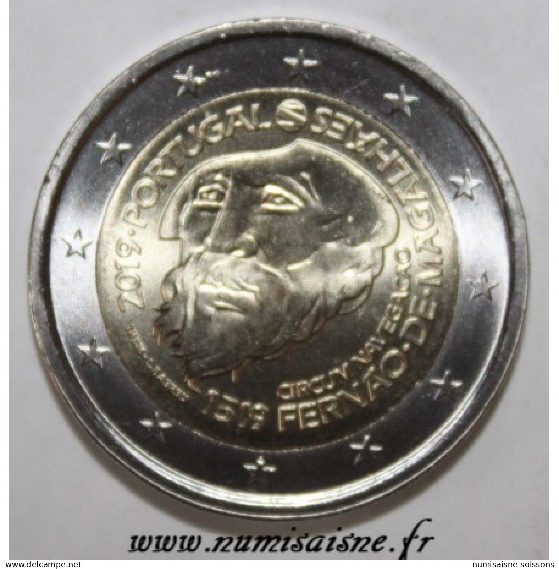 PORTUGAL - 2 EURO 2019 - 500 ANS DE LA CIRCUM-NAVIGATION DE LA ROUTE DE MAGELLAN - SPL - Portogallo