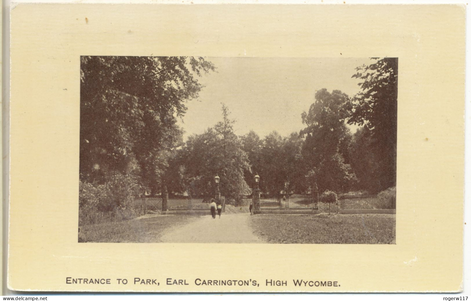 Entrance To Park, Earl Carrington's, High Wycombe - Buckinghamshire