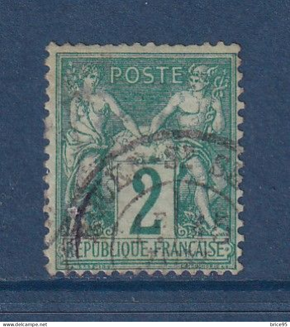 France - YT N° 62 - Oblitéré - 1876 - 1876-1878 Sage (Type I)