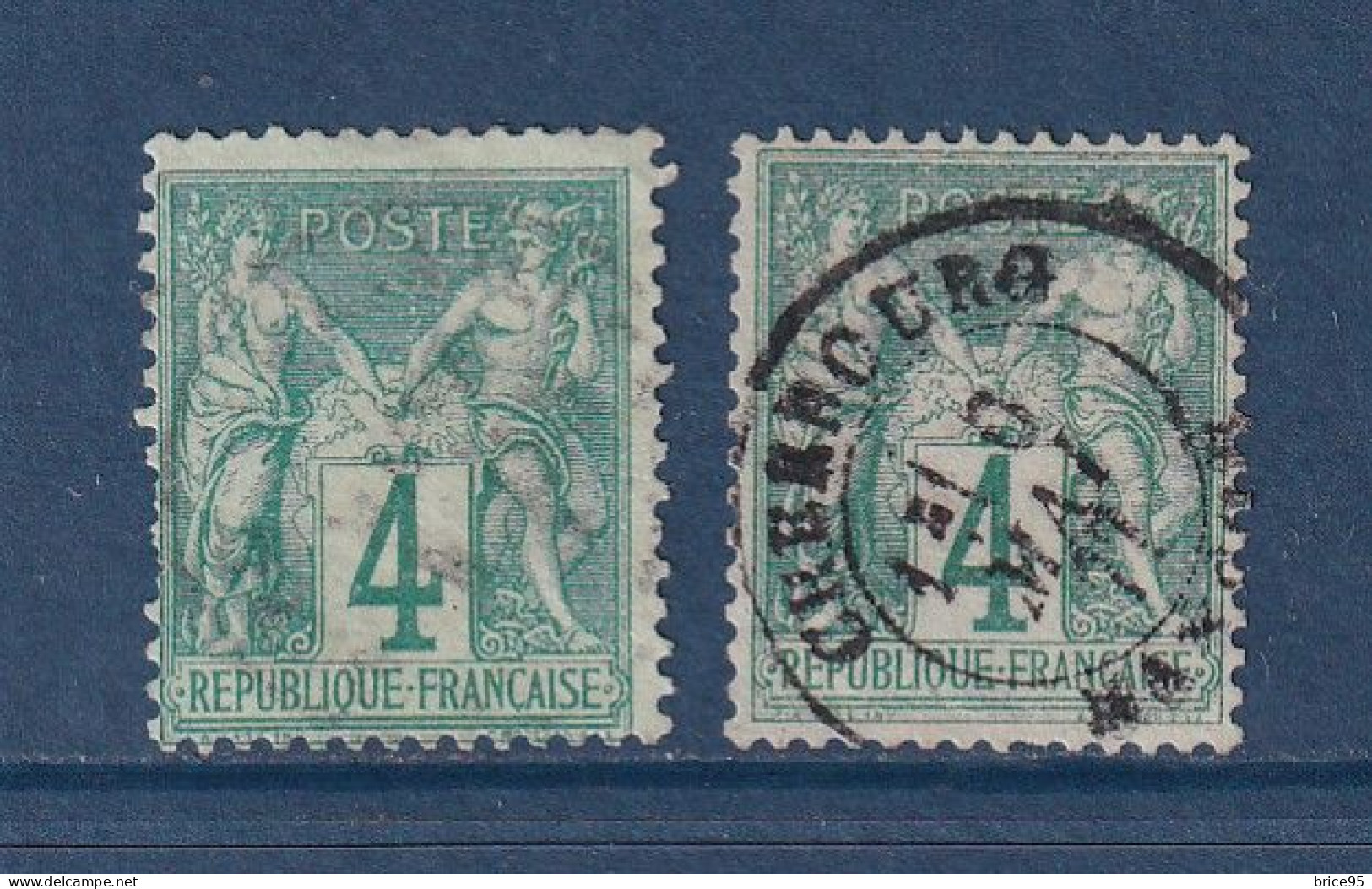 France - YT N° 63 - Oblitéré - 1876 - 1876-1878 Sage (Tipo I)