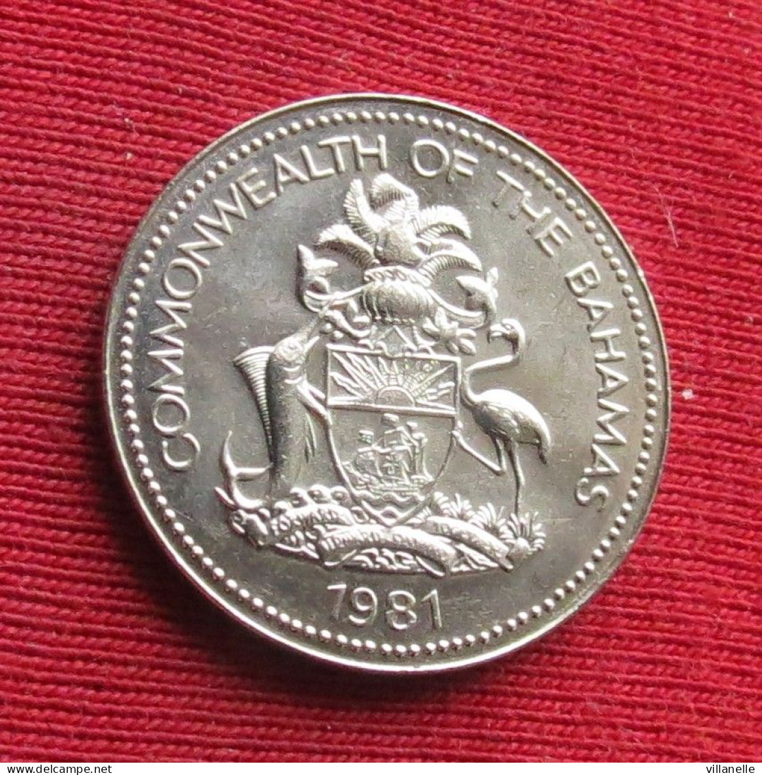 Bahamas 5 Cents 1981 KM# 60 UNC Lt 493 *VT Bahama - Bahama's