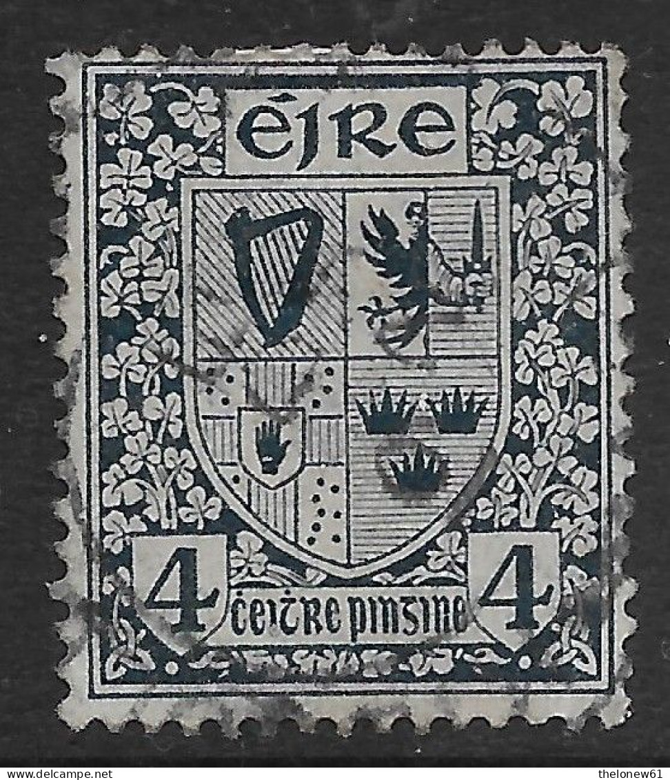 Irlanda Ireland 1922  New Daily Stamp 4p Mi N.46 US - Oblitérés