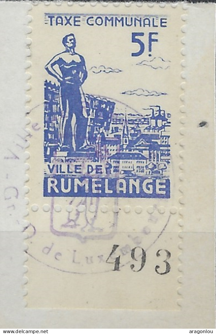 Luxembourg - Luxemburg - Timbres - Taxes  -  Timbre Taxe Communale   5Fr.  Rumelange   ° - Taxes