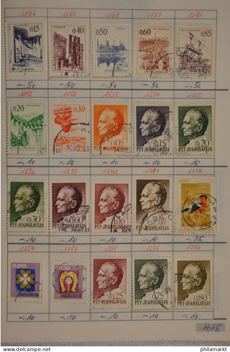 Jugoslavien, Mazedonien, Vatikan Und Zypern In Altem Rundsendeheft - Collections (sans Albums)