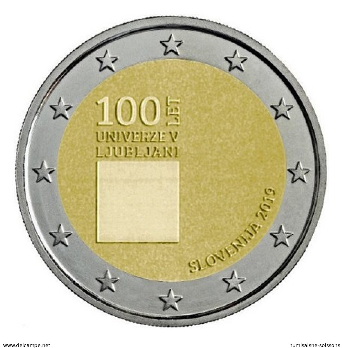 SLOVENIE - 2 EURO 2019 - 100 ANS DE L'UNIVERSITE DE LJUBLJANA - SPL - Slowenien