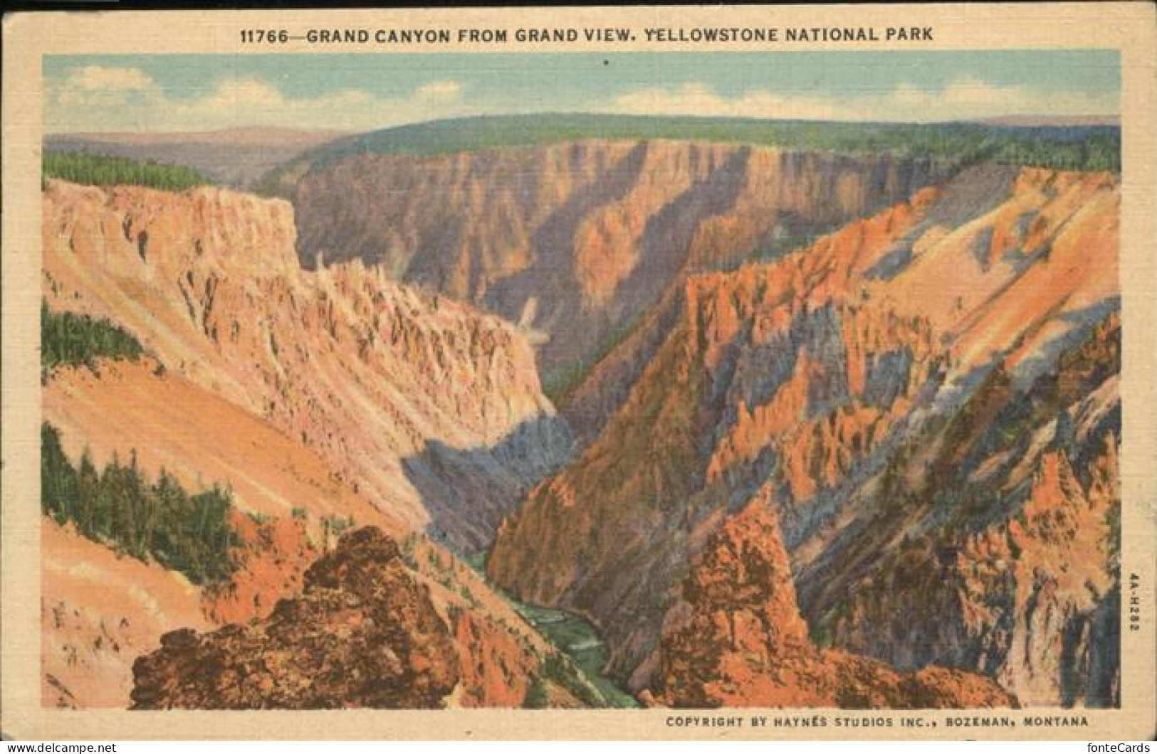 11322543 Yellowstone_National_Park Grand Canyon From Grand View - Altri & Non Classificati