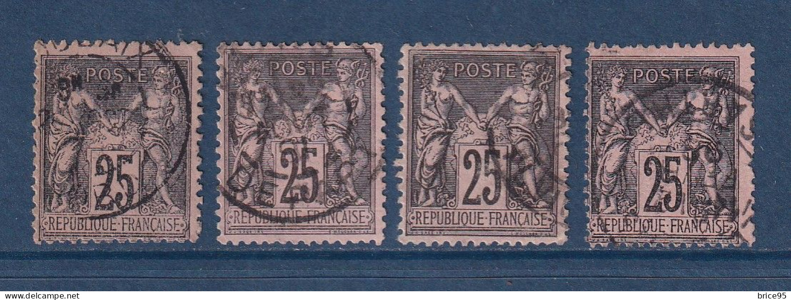 France - YT N° 91 - Oblitéré - 1878 - 1876-1898 Sage (Tipo II)