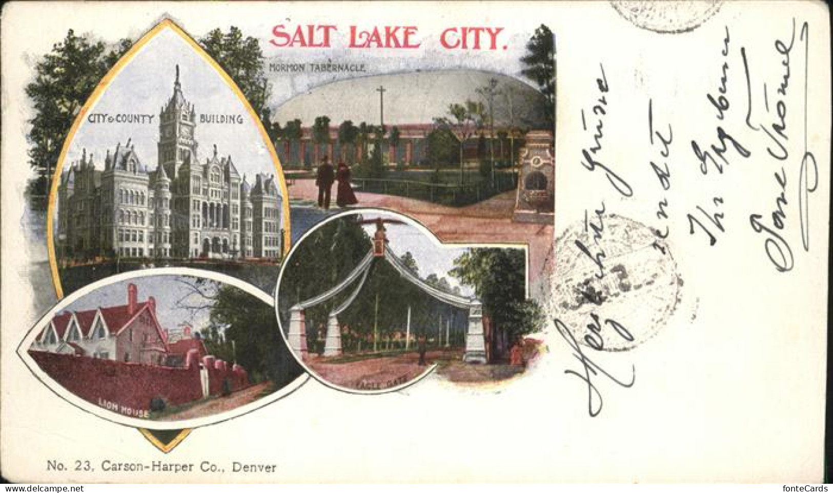 11321435 Salt_Lake_City City County Building Lion House Mormon Tabernacle - Autres & Non Classés