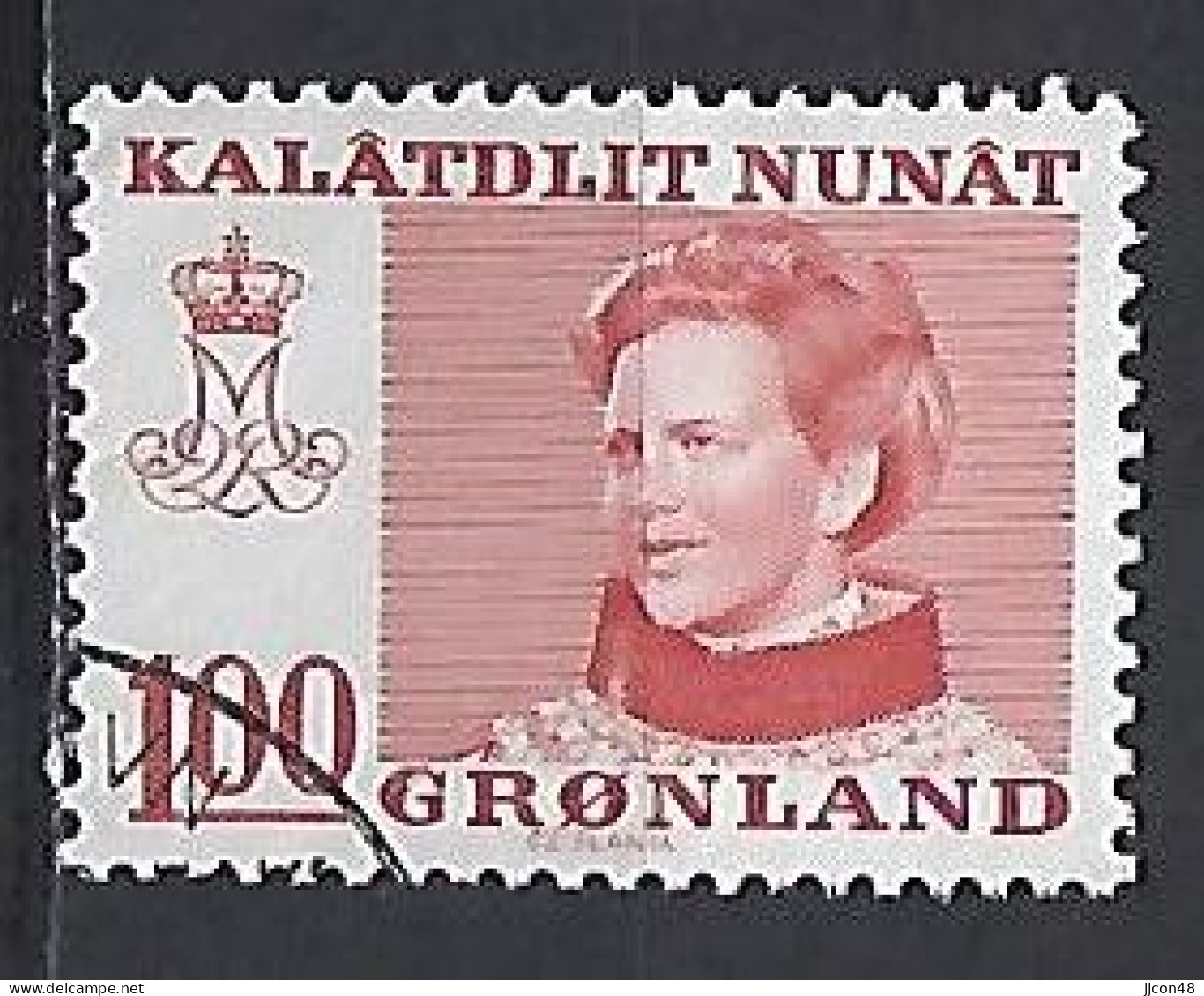 Greenland 1977  Queen Margarethe (o) Mi.101 - Oblitérés