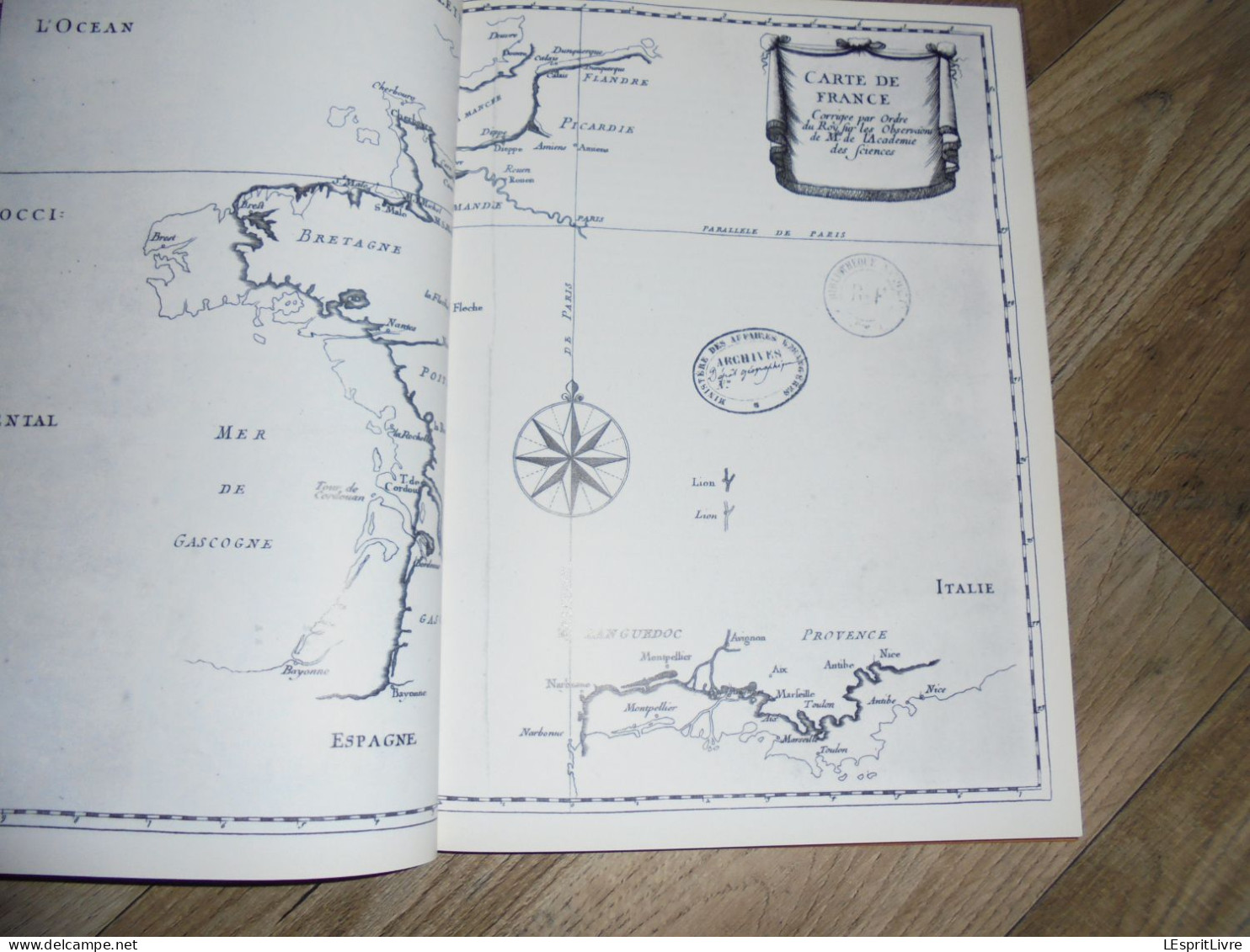 LA CARTE DE CASSINI L'Extraordinaire Aventure de la Carte en France Régionalisme Cartographie Plan Histoire Louis XV