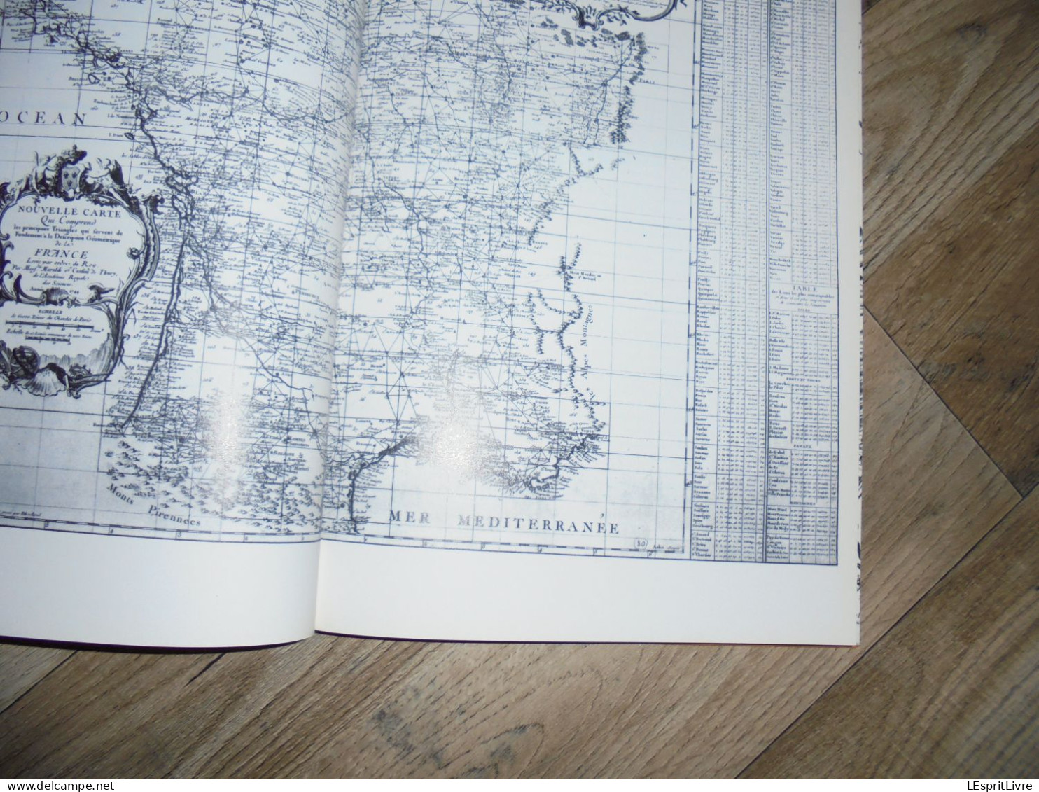LA CARTE DE CASSINI L'Extraordinaire Aventure de la Carte en France Régionalisme Cartographie Plan Histoire Louis XV