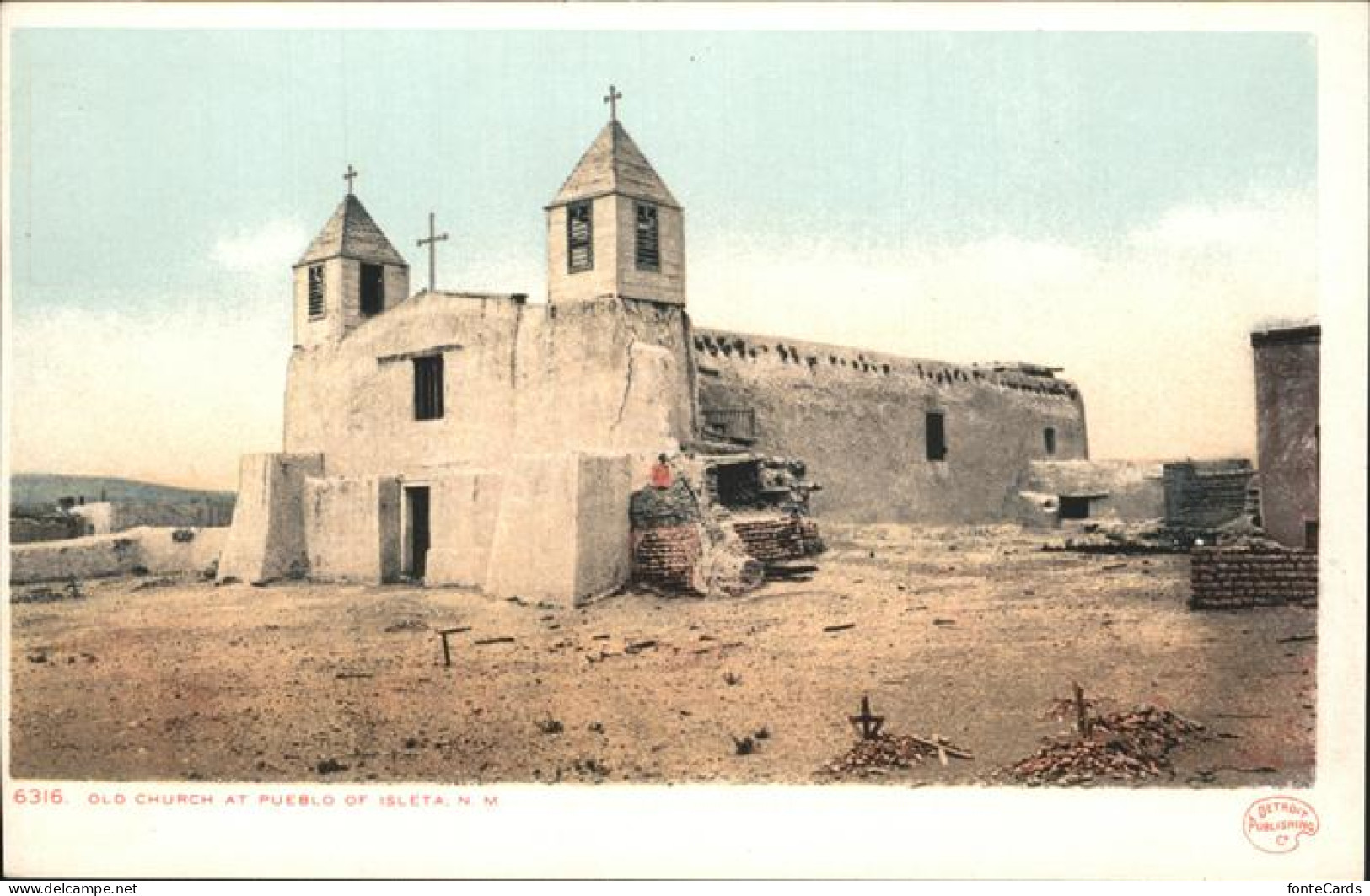 11321075 Isleta Old Church At Pueblo - Andere & Zonder Classificatie