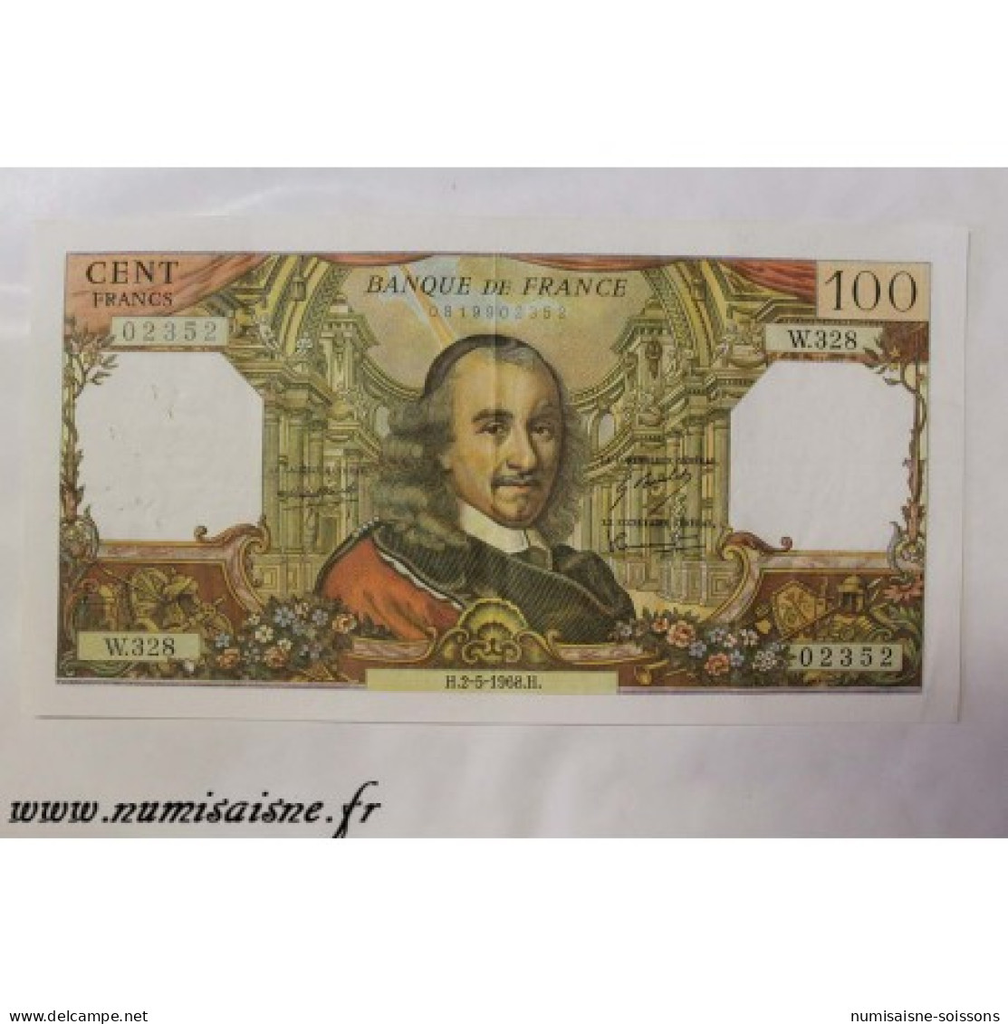 FAY 65/22 - 100 FRANCS 1968 - 02.05 - TYPE CORNEILLE - W.328 - PICK 149 - TTB/SUP - 100 F 1964-1979 ''Corneille''