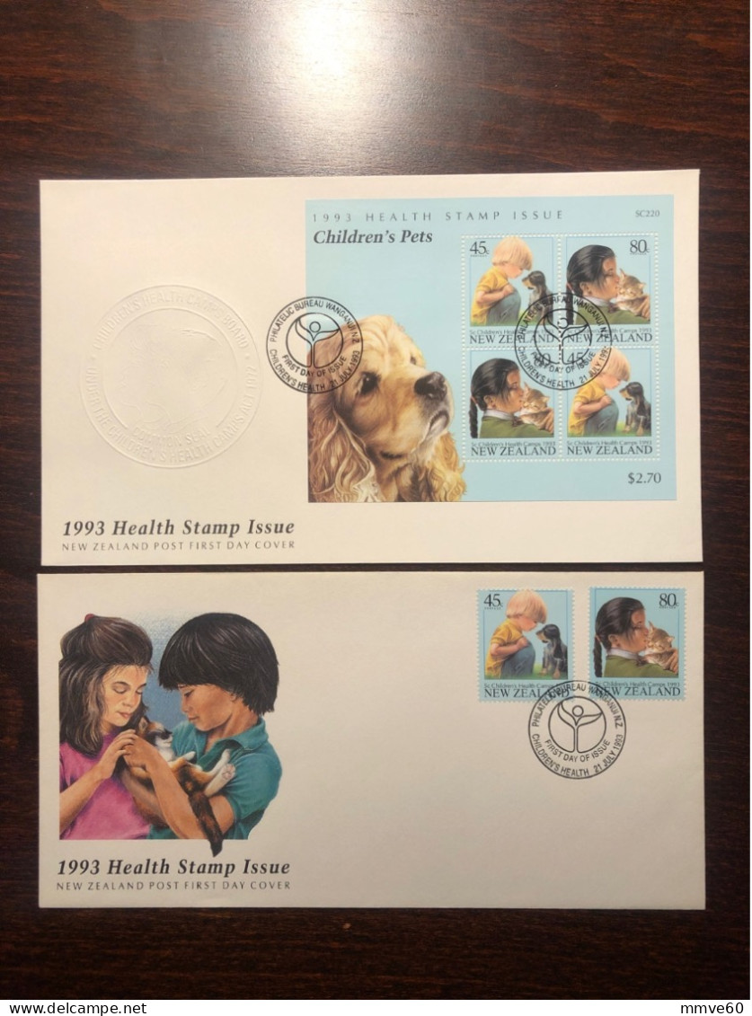 NEW ZEALAND FDC COVER 1993 YEAR  HEALTH MEDICINE - Storia Postale