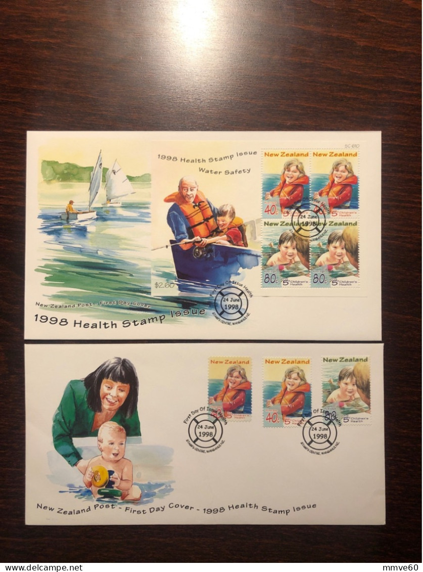 NEW ZEALAND FDC COVER 1998 YEAR  HEALTH MEDICINE - Storia Postale