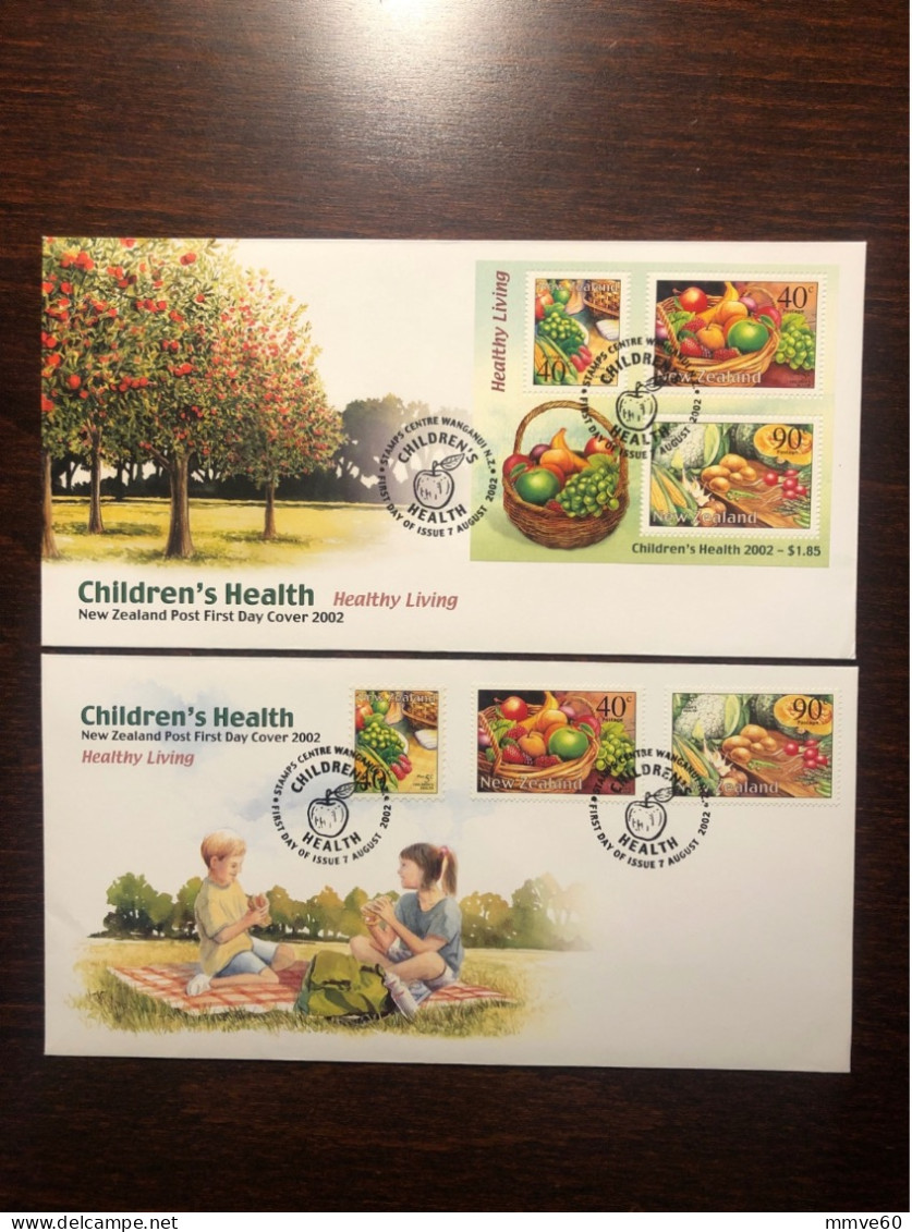 NEW ZEALAND FDC COVER 2002 YEAR  HEALTH MEDICINE - Lettres & Documents