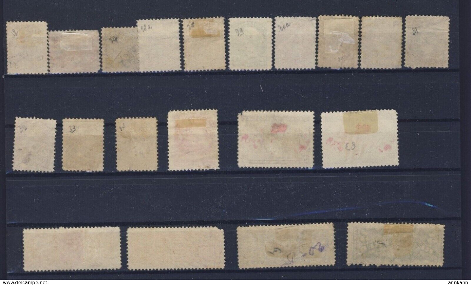 20x Canada Older Used Stamps #14-15-34-35-36-37-39-42-44-45-46-85-86-F1-F2 - Collections