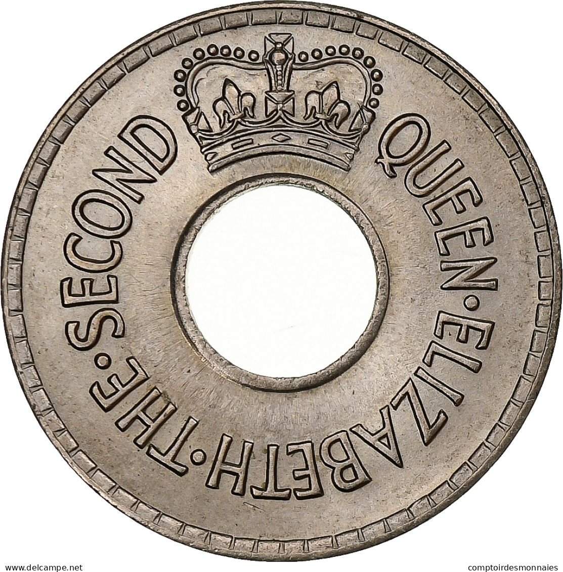 Fidji, Elizabeth II, 1/2 Penny, 1954, Cupro-nickel, SPL, KM:20 - Fidji