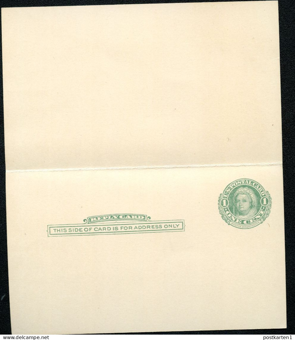 UY6 Sep.3 Postal Card With Reply Mint 1913 Cat. $175.00 - 1901-20