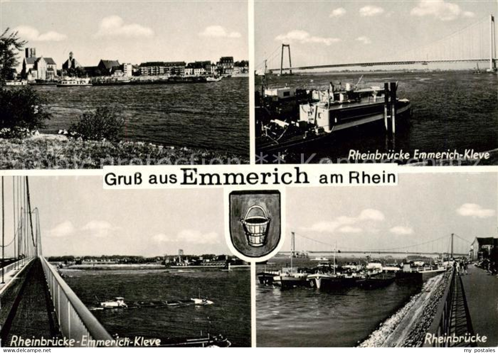 73870064 Emmerich Rhein Panorama Rheinbruecke Details Emmerich Rhein - Emmerich