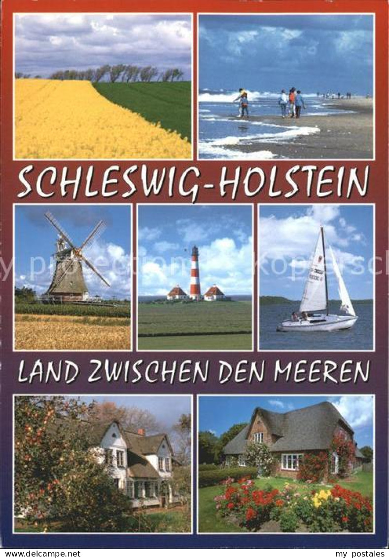 72254710 Kappeln Schlei Schoenheiten Schleswig Holsteins Rapsfelder Windmuehle L - Kappeln / Schlei
