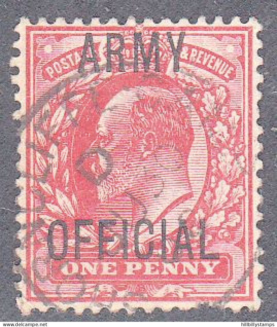 GREAT BRITAIN OFFICES  SCOTT NO 060  USED  YEAR 1901 - Oficiales