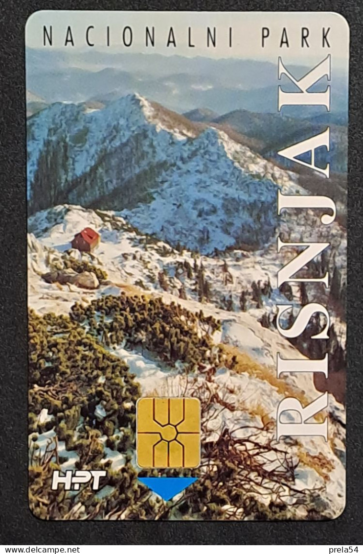 Croatia  - National Park RISNJAK Chip Card Used - Kroatien