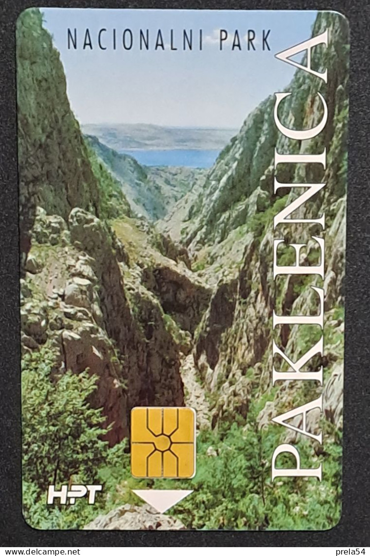 Croatia  - National Park PAKLENICA Chip Card Used - Croacia