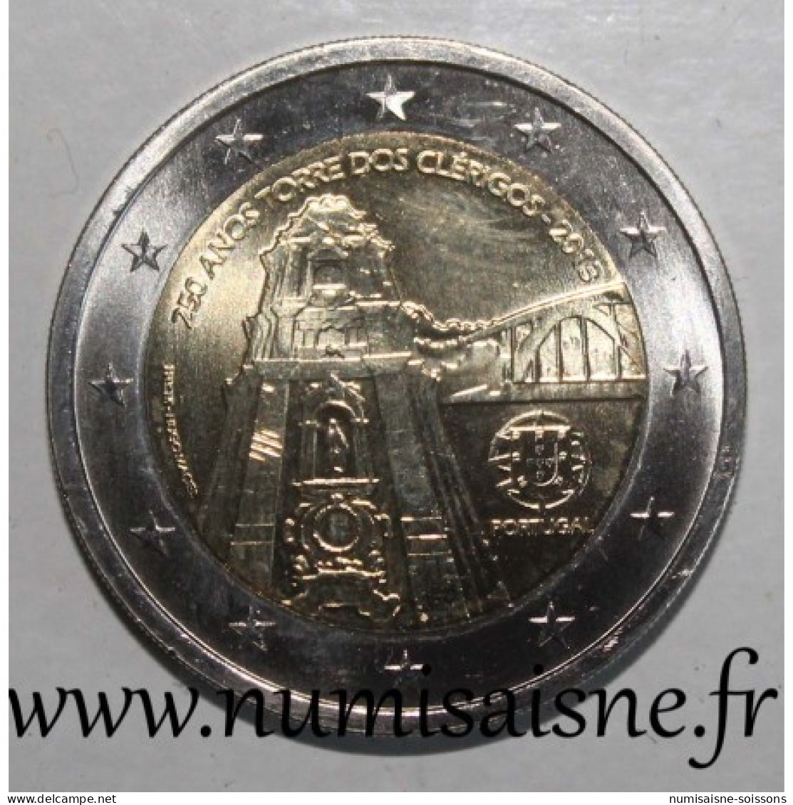 PORTUGAL - 2 EURO 2013 - 250 ANNIVERSAIRE TOUR DES CLERCS - SPL - Portugal