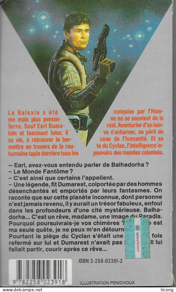 LES COLONNES DE BALHADORHA PAR EC TUBB, 1ERE EDITION PRESSE DE LA CITE SERIE L AVENTURIER DES ETOILES 1988, A VOIR - Presses De La Cité