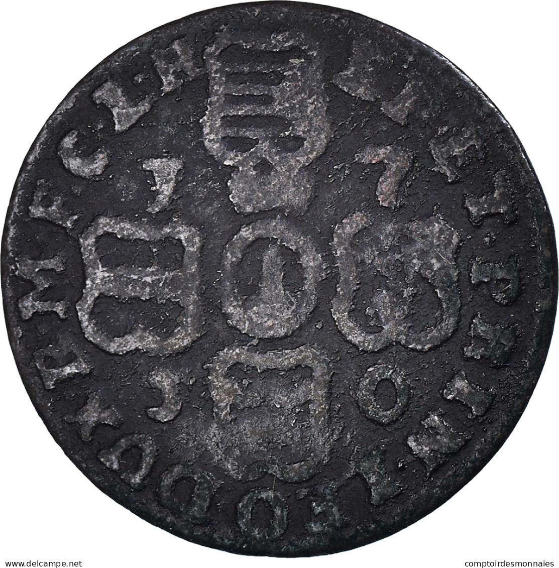 Monnaie, Liège, John Theodore, Liard, 1750, Liege, TB+, Cuivre, KM:155 - Other & Unclassified