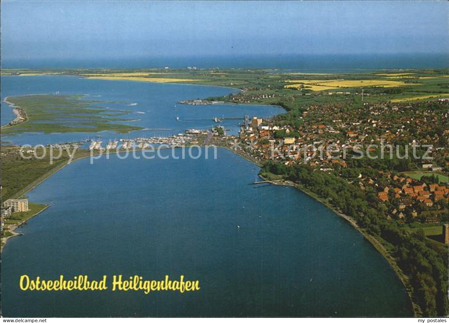 72251113 Heiligenhafen Ostseebad Das Bad An Der Vogelfluglinie Fliegeraufnahme H - Heiligenhafen