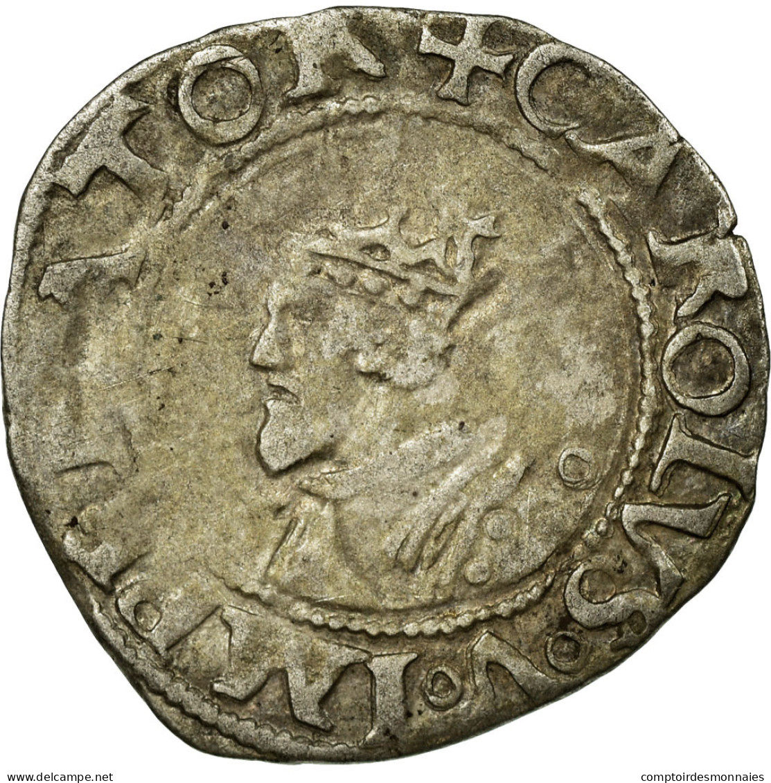 Monnaie, France, Demi Carolus, 1551, TB+, Argent, Boudeau:1295 - Sonstige & Ohne Zuordnung