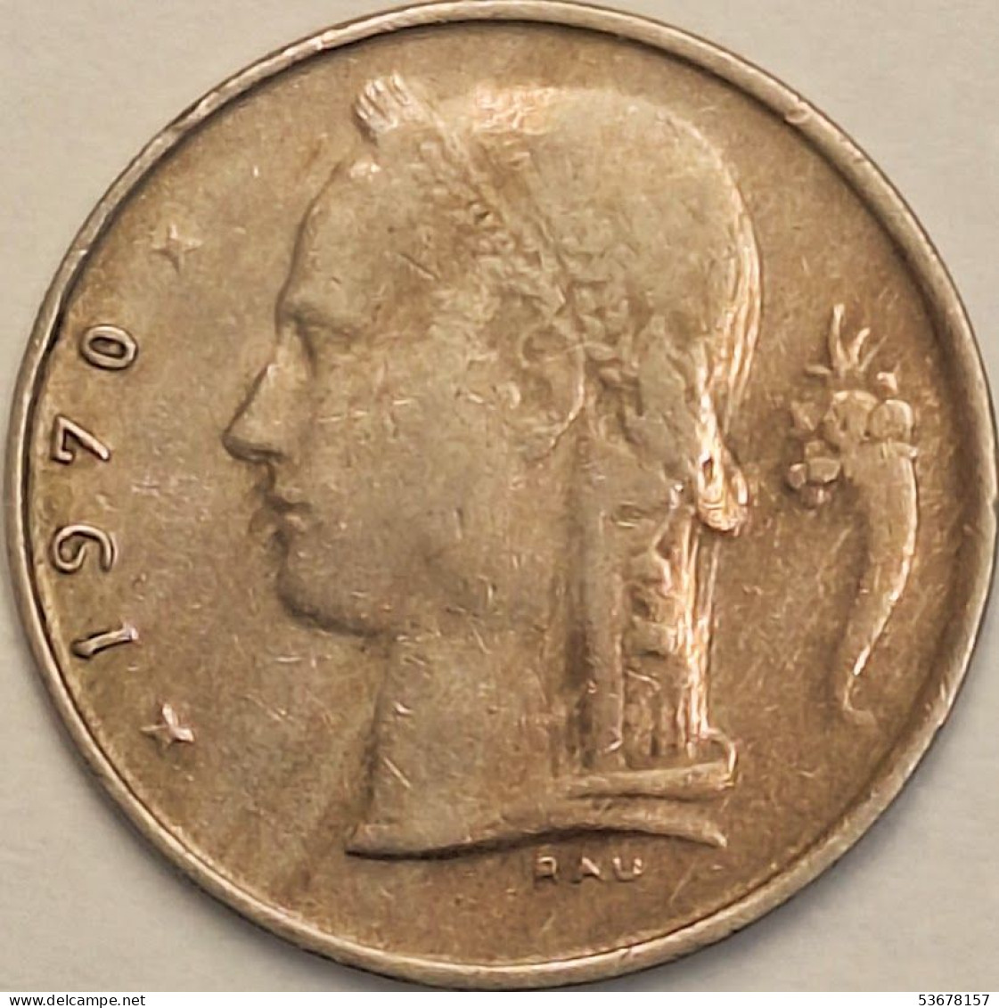 Belgium - Franc 1970, KM# 142.1 (#3116) - 1 Franc