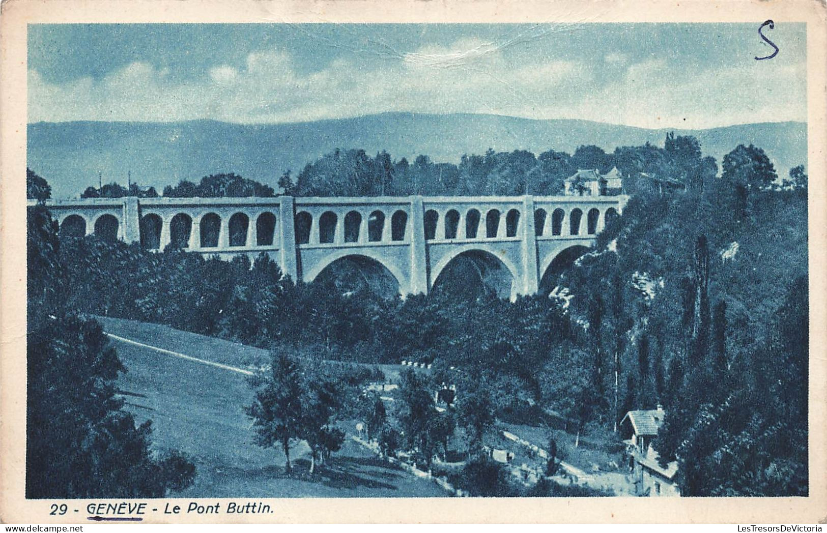 SUISSE - Genève - Vue Sur Le Pont Buttin - Carte Postale Ancienne - Genève