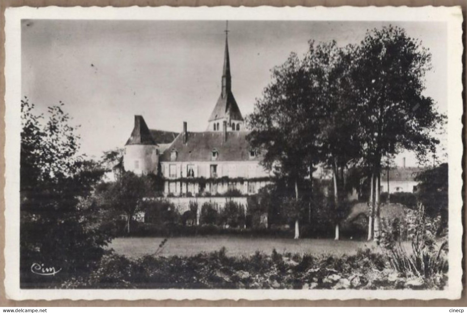 CPSM 18 - ARGENT SUR SAULDRE - Le Château - TB PLAN EDIFICE CENTRE VILLAGE + Jolie Oblitération - Argent-sur-Sauldre